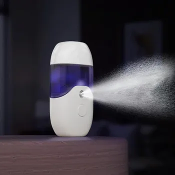 

50ml USB Mini Mist Sprayer Face Steamer Portable Spray Body Nebulizer Moisturizing Skin Care Humidifier Hydrating Device