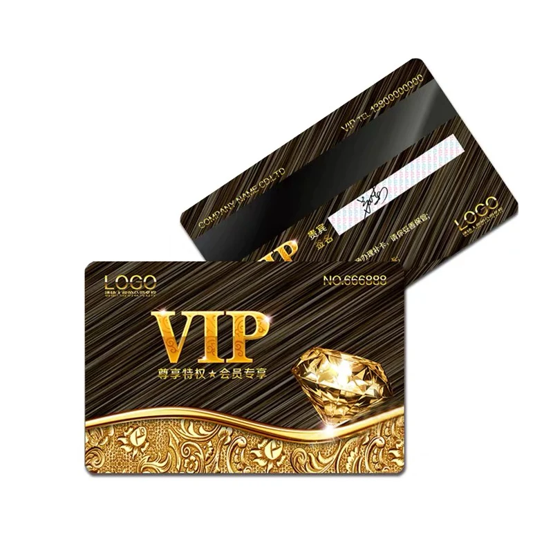 ПВХ пластиковая Визитная карточка на заказ VIP кредитные карты печать логотипа