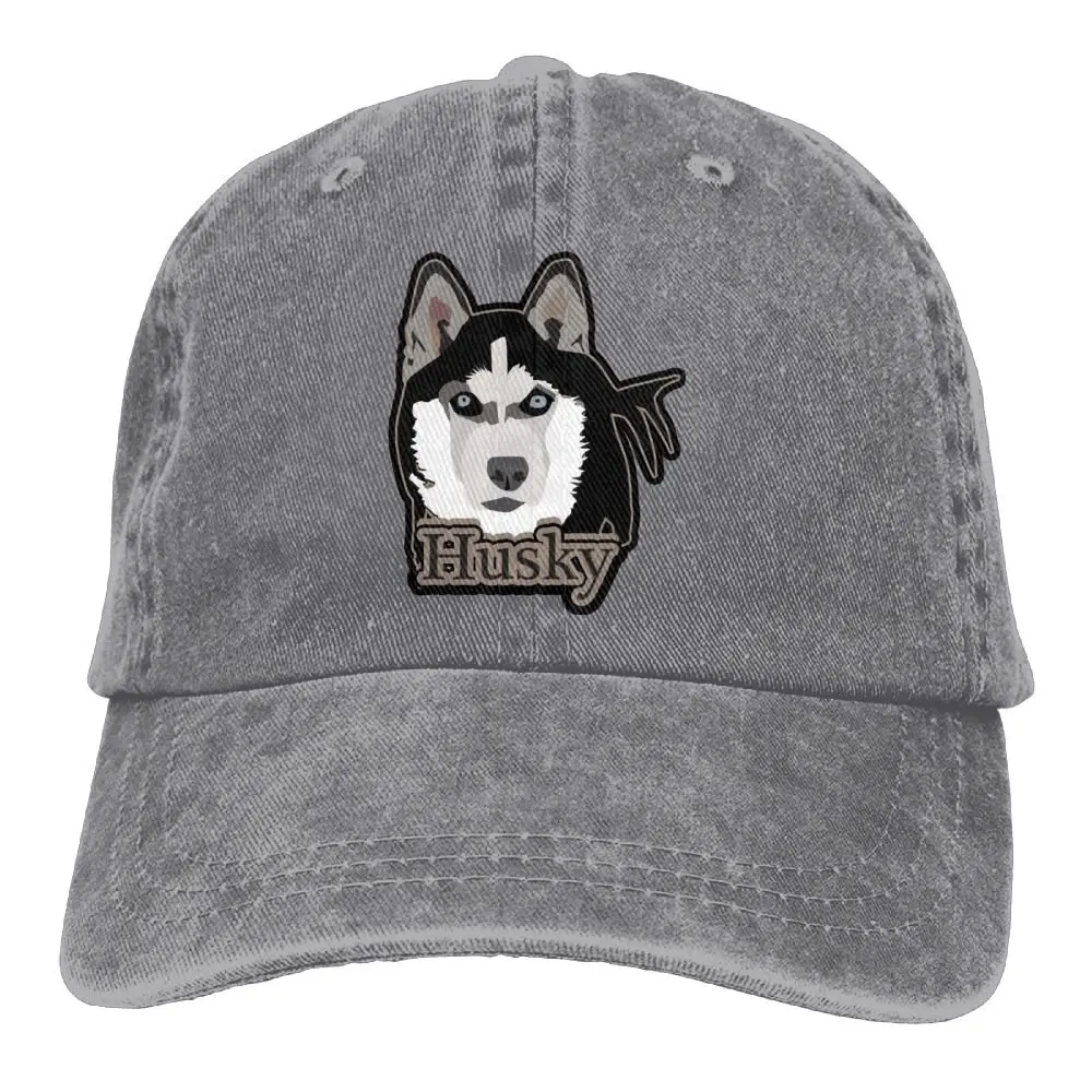 Джинсовая Шляпа для собак из Сибирского хаски, регулируемые женские забавные бейсболки