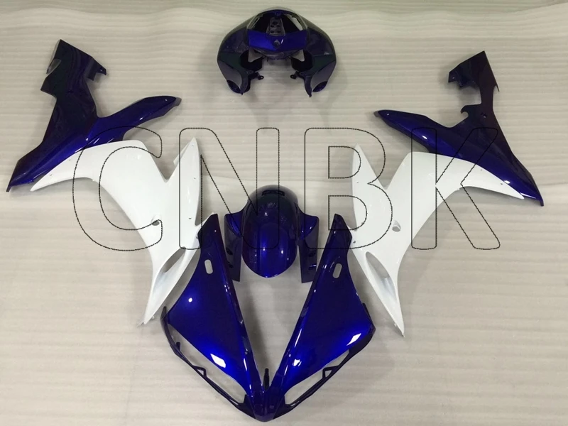 Для YZF1000 R1 04 06 Кузов YZFR1 04 05 сине-белые набор для всего тела для YAMAHA YZFR1 2004-2006 мотоцикл обтекатель