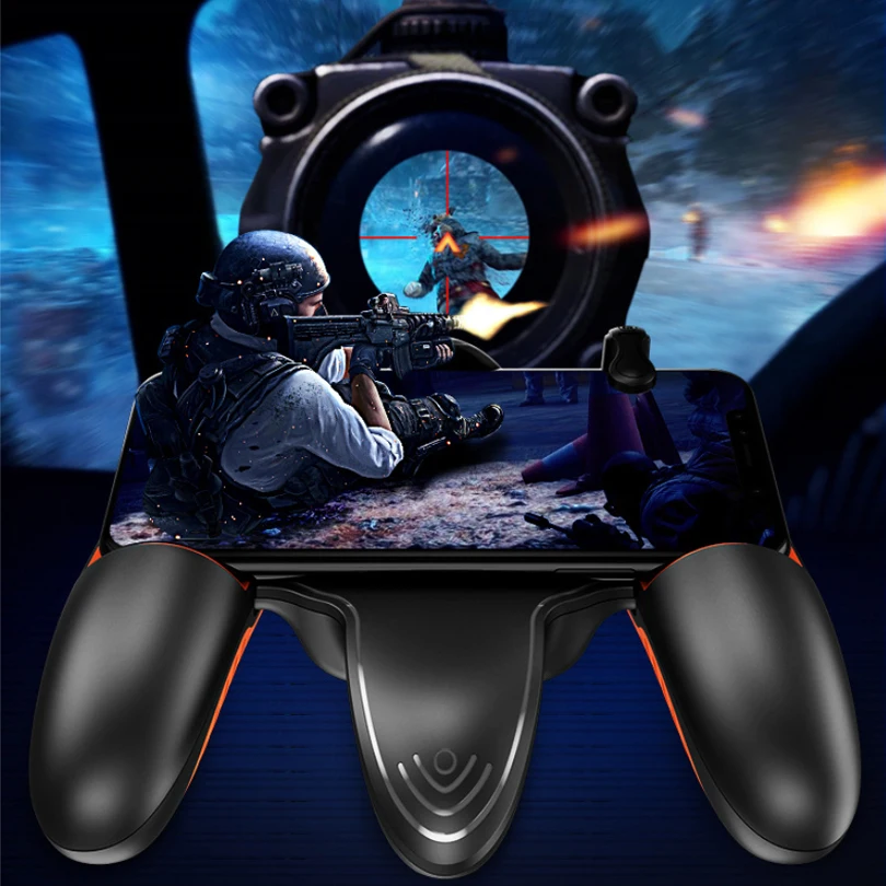 Мобильный игровой контроллер охлаждающий вентилятор контроллер Pubg геймпад мобильный триггер L1R1 шутер держатель джойстика для мобильного телефона