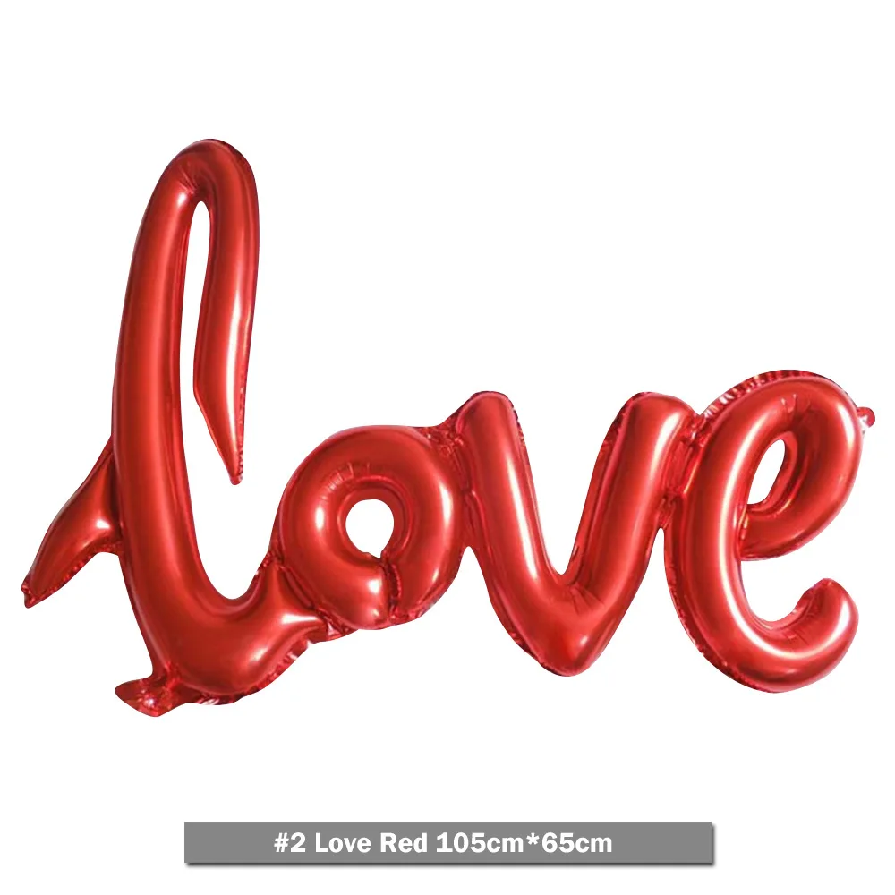 Wedding Marriage House Lovers' Day Decoration Decorative Valentine's Day Proposal Confession Aluminum Film Balloon One-piece LOV