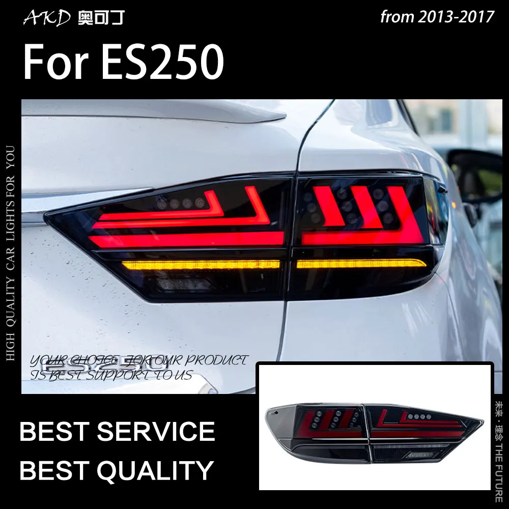 Автомобильный Стайлинг задний фонарь для Lexus ES250 s 2013-2017 ES300 светодиодный ES350 DRL