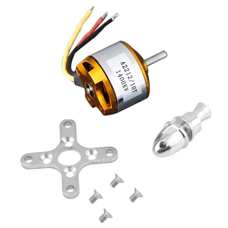 A2212 бесщеточный двигатель 10T 1400Kv Rc двигатель многоосевой БПЛА двигатель постоянного тока Rc самолет Дрон аксессуары