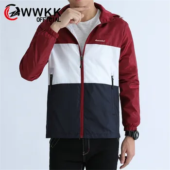 

Men's Jackets Hip Hop Slim Contrast Color Waterproof Coats Male Brand Autumn Casual Zipper Motorcycle Leather Comfortable Jacket