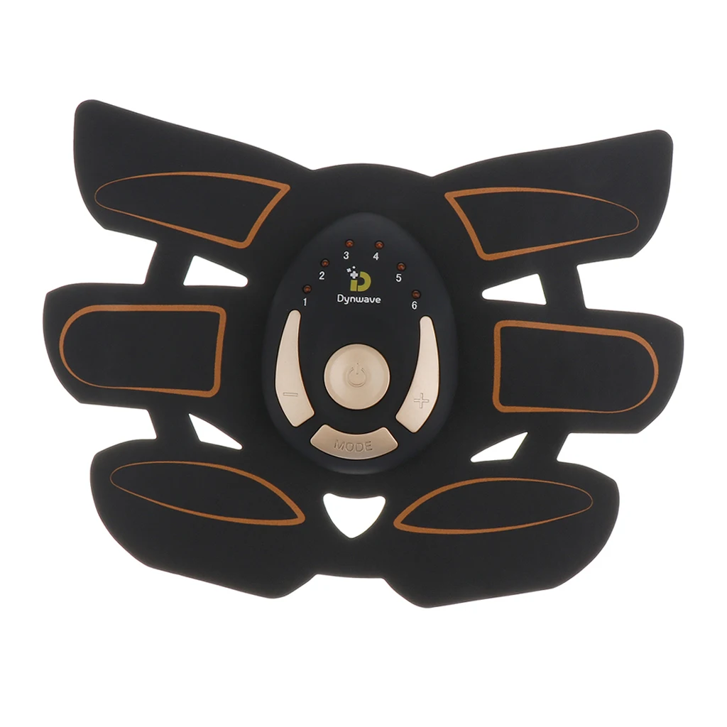 6 Pads Abdominal Muscle Toner Abs Trainer Muscle Stimulator Fitness Training Gym Home Work Out Fitness Body Training Gear
