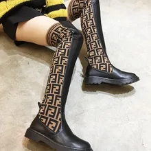 Сапоги выше колен; зимняя женская обувь; Сапоги выше колена; женские ботинки; женские высокие сапоги; schoenen vrouw bottines botas para mujer