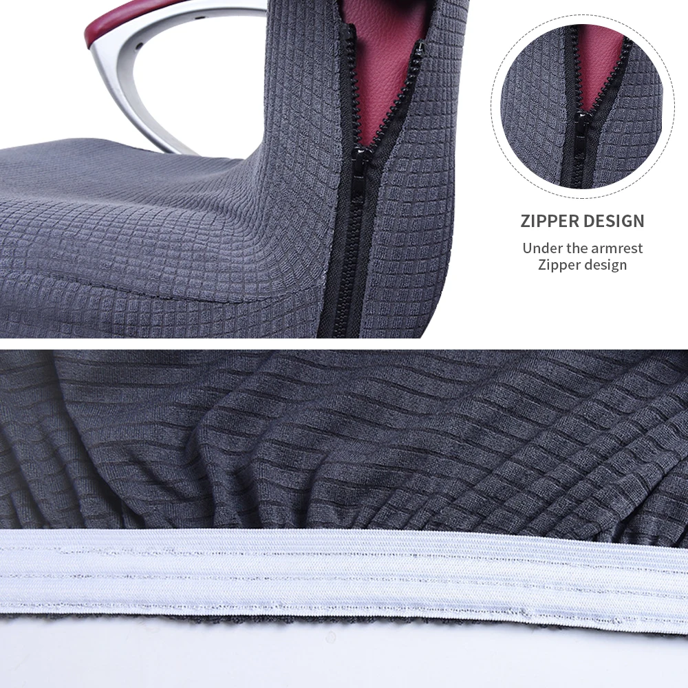 Anti-dirty Rotating Stretch Office Computer Desk Seat Chair Cover Waterproof Elastic Chair Covers Removable Slipcovers S/M/L New