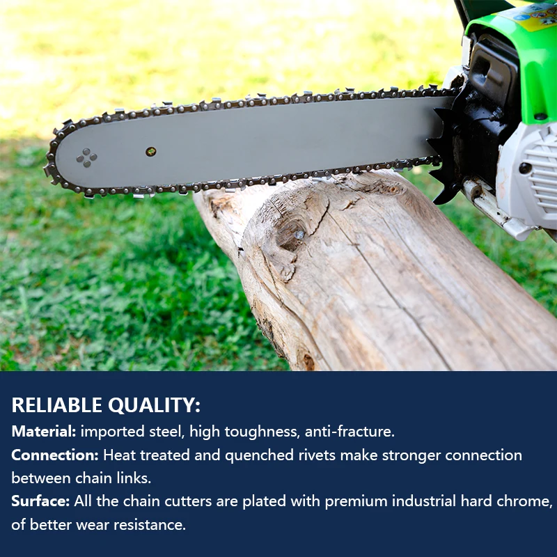 1pc 14'' Chainsaw Chain Blade 3/8'' Pitch 50/52 Drive Link