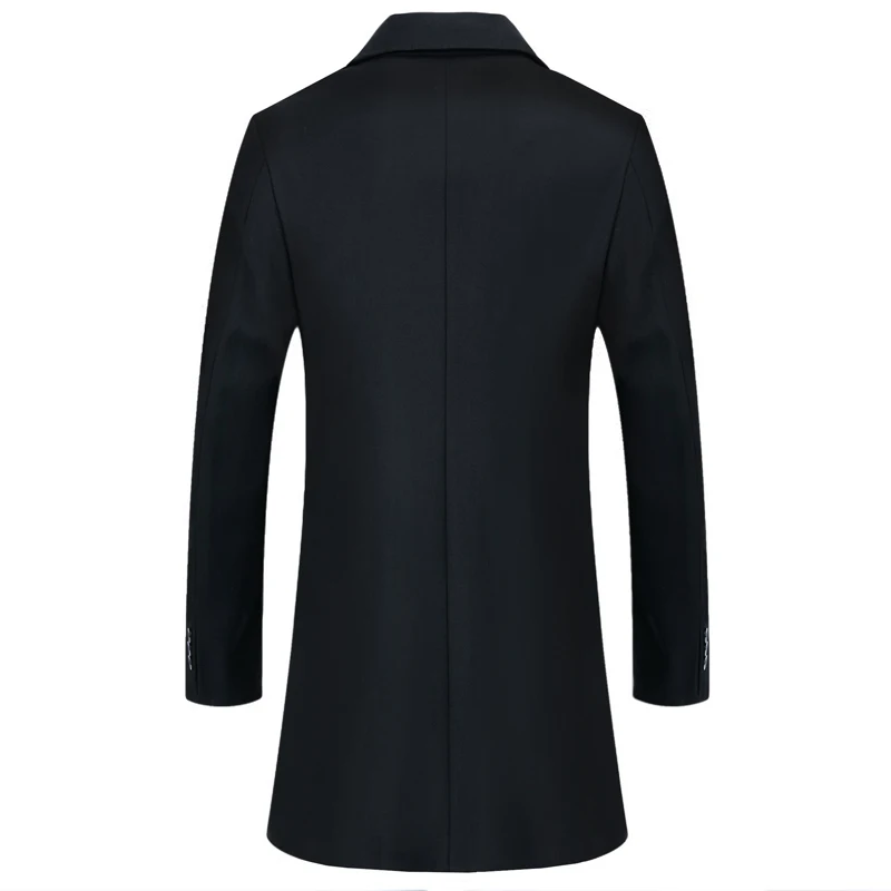 8XL 6XL 5XL 4XL новые мужские осенние пальто Модные Повседневные Классические тренчи подходят Мандарин воротник куртки пальто для мужчин