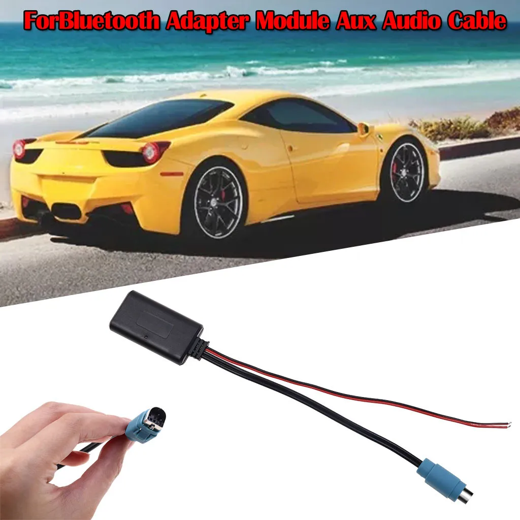 DC 12-24 В Aux Bluetooth V4.0 автомобильный bluetooth-адаптер модуль музыкальный приемник BT автомобильный комплект и 2 RCA вход Aux аудио для автомобильного динамика# WL1