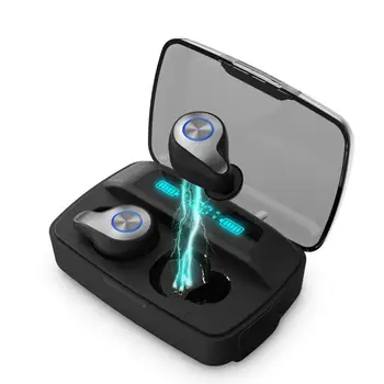 

New TWS Wireless Bluetooth 5.0 Sports Running Stereo Earbuds Earphones Music Headset With Charge Box Mic For Smart Phone