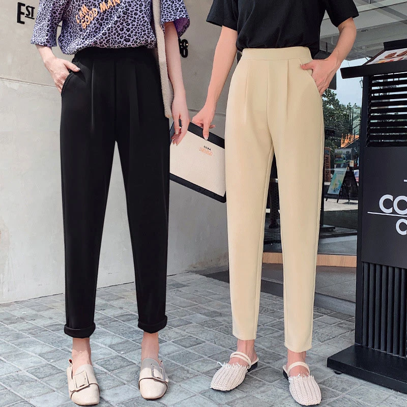 black linen plus size pants