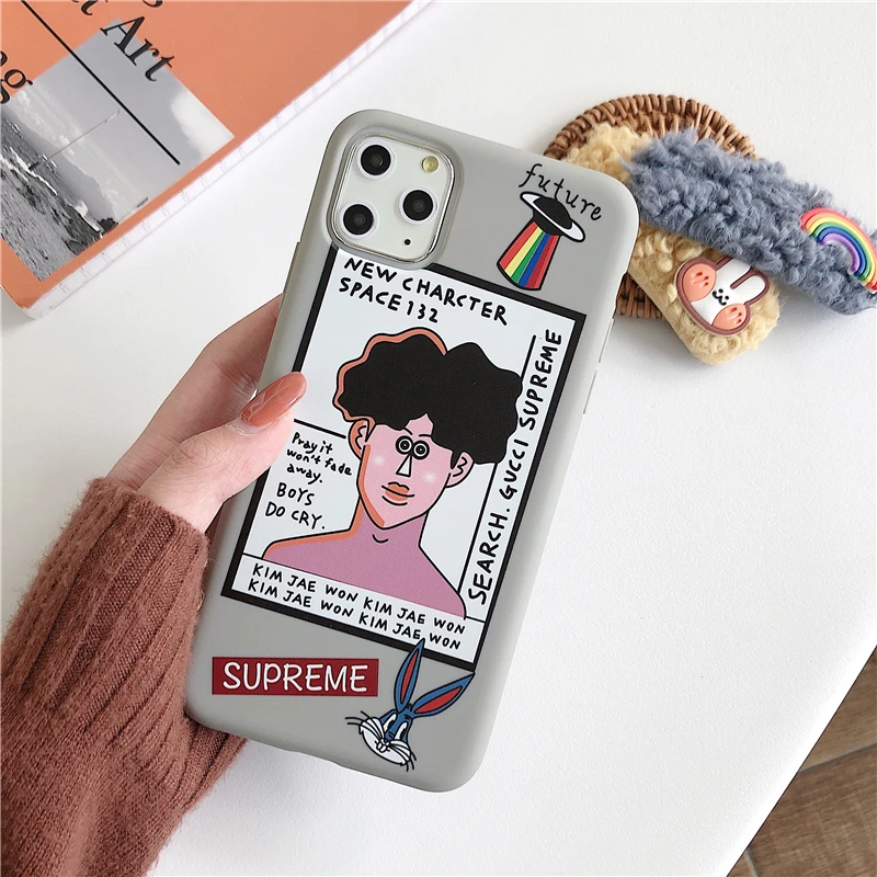 Модный портретный чехол для телефона для iphone 11promax чехол для iphone X XR XSMAX 6 6S 8 Plus Мягкий IMD чехол-накладка s Coque