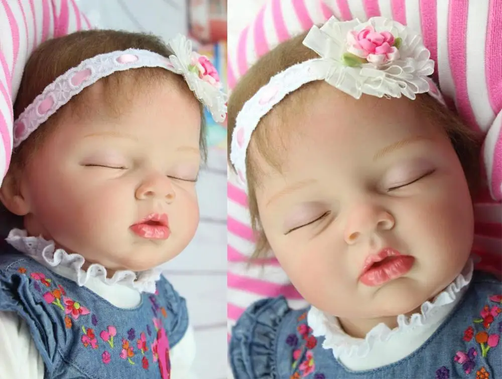 NPK 55 см мягкие силиконовые boneca bebe reborn baby dolls для маленьких детей популярный