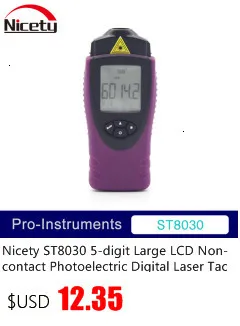 Специальное предложение Nicety TC801B 2в1 цифровой вращающийся измерительный инструмент двигатель rpm скорость тестер метр тахометр