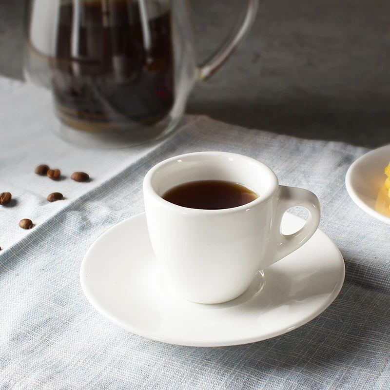 Nuova Point-taza de café Espresso de nivel profesional, vaso de Espresso de  9mm de espesor, taza de café, juegos de platillo