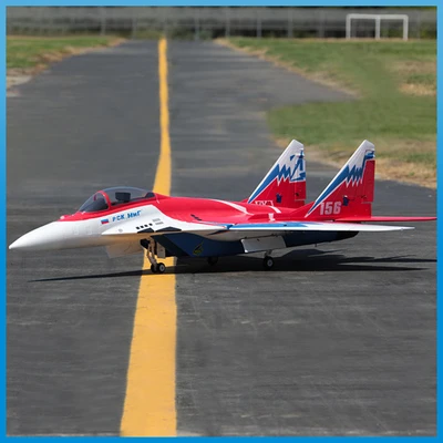 Twin 70mm Edf Motor Mig-29 Jet Rc Plane Wingspan 1142mm With Drag 