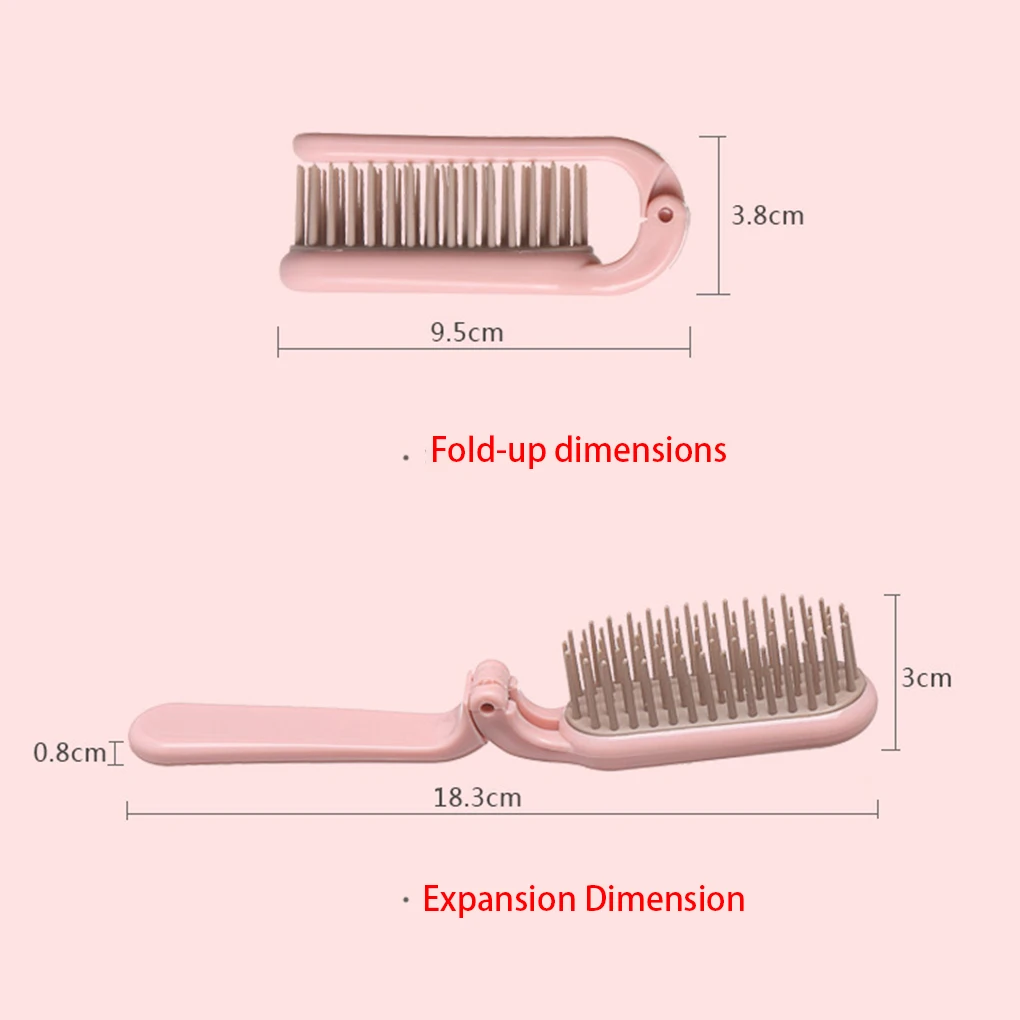 1 шт., модная профессиональная расческа для волос, портативная складная щетка для волос, компактный карманный размер, кошелек, дорожные расчески для волос