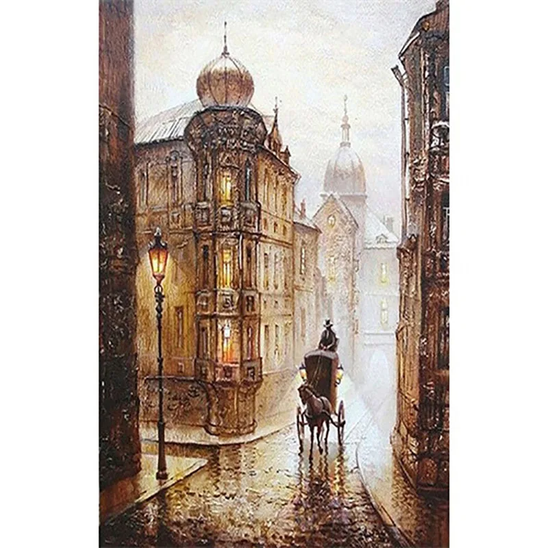 painting by numbers2 Пейзажная живопись по номерам Раскраска по номерам для взрослых DIY Раскраска по номерам масляные пронумерованные картины дом - Цвет: painting by numbers2
