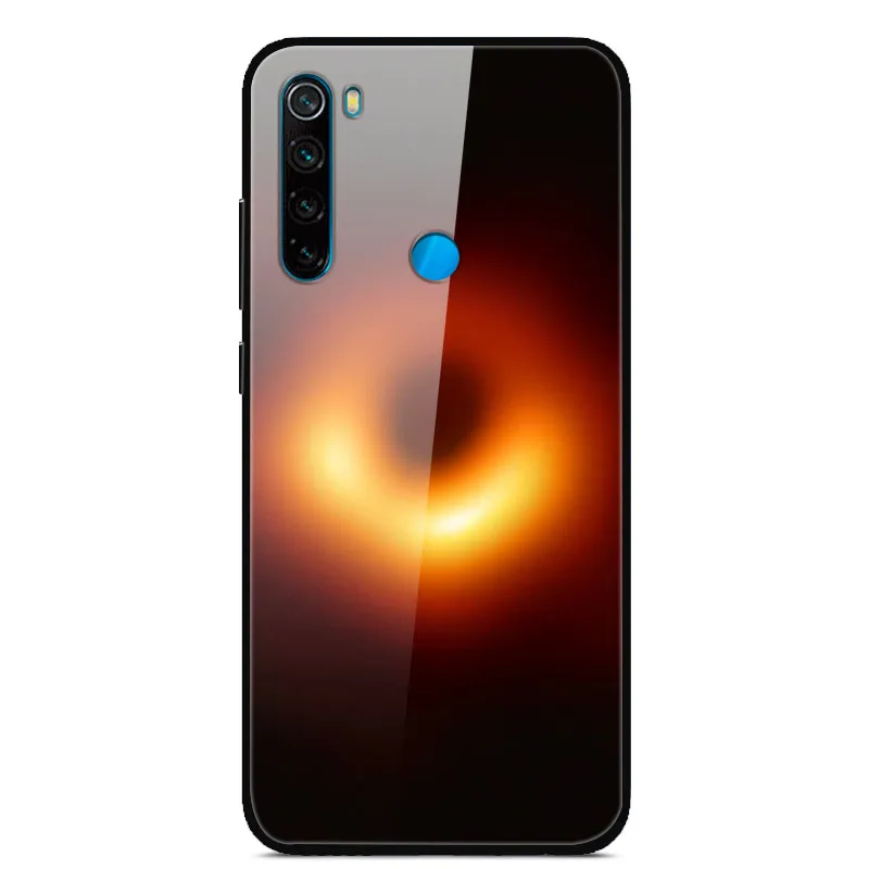 4 Для Xiaomi Redmi Note 8 чехол из закаленного стекла с печатным жестким чехлом для Xiaomi Redmi Note 8 Note8 чехол для Redmi Note 8 Pro Бампер - Цвет: 4