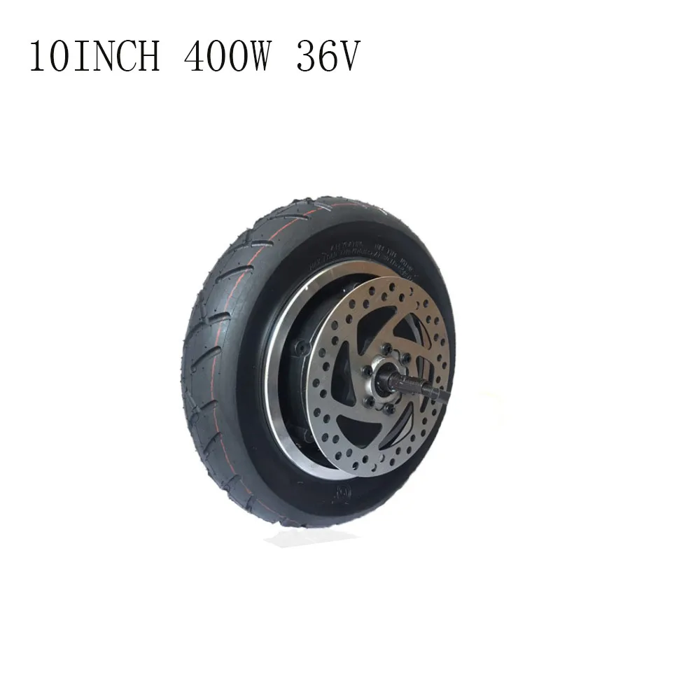 New Electric Scooter 8/10inch 350w/500W Dis Brake Motor Brushless DC Motor Scooter Motor - Цвет: 10inch 400w 36v