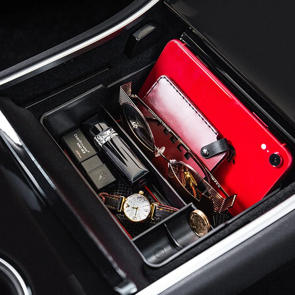 Центральный автомобильный подлокотник для хранения Коробка для Tesla модель 3 BlueStar аксессуары консоль подлокотник лоток держатель Чехол поддон