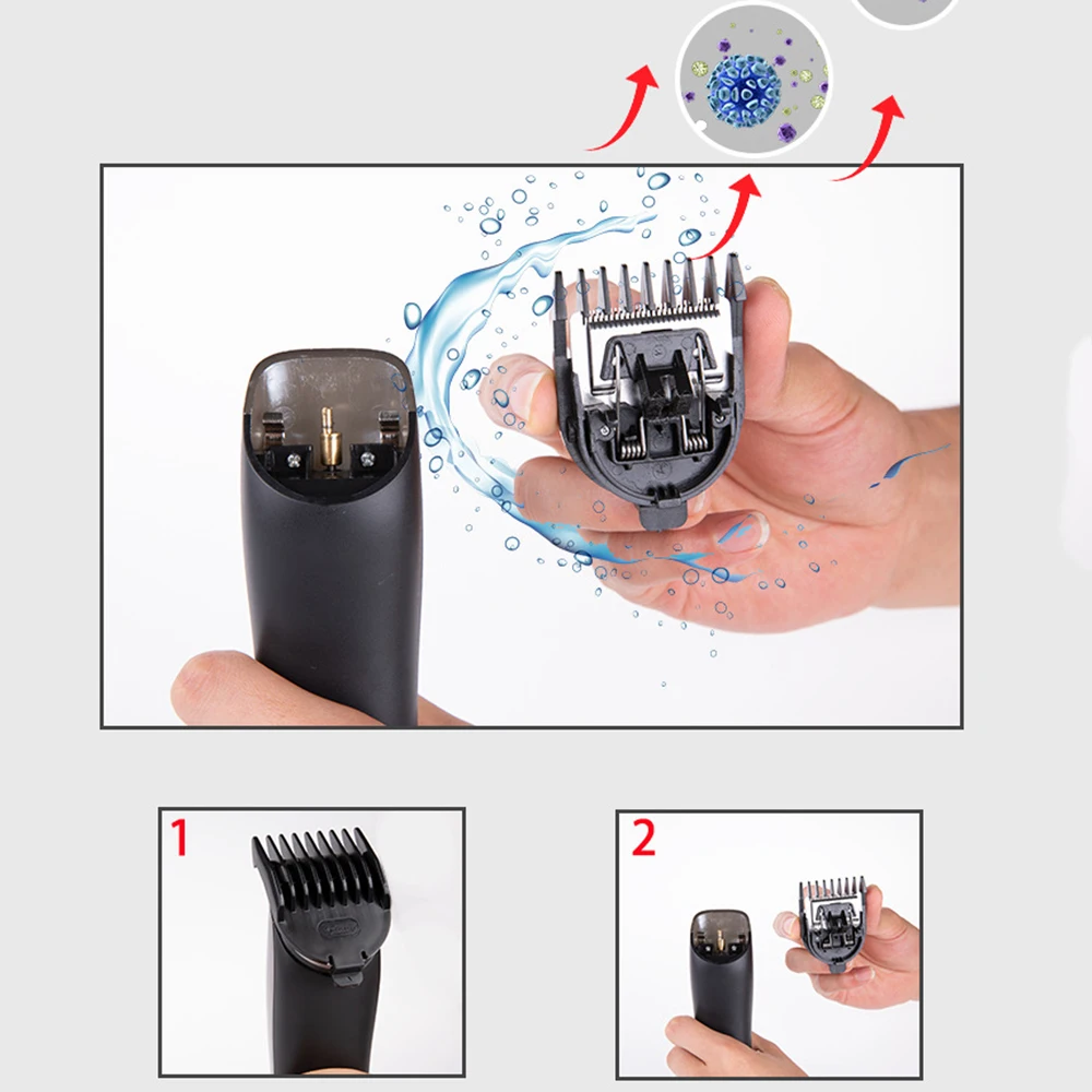 USB перезаряжаемая машинка для стрижки волос, электрический триммер для волос, профессиональная стрижка, бритва, машинка для стрижки бороды, полностью Металлическая машинка для стрижки волос