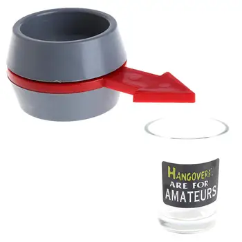 

Spin the Shot Drinking Game Turntable Roulette Glass Spinning Fun Party Home