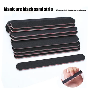 

10Pcs/set Nail File Double-sided Sanding Strip Nail Buffers Round Grits for Nail Art Tips Manicure Hot Sales