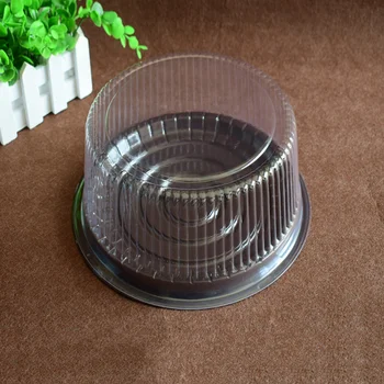 

10Pcs 8 Inch Transparent Plastic Cake Pastries Box Cupcake Muffin Dome Holders Cases Boxes Cups