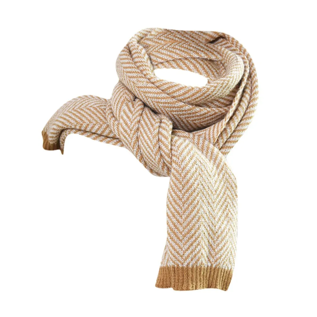 Шарф женский Зимний шерстяной шарф модная шаль Хиджаб шарф Повседневный вязаный шарф теплый толстый длинный шаль Echarpe Hiver Femme# D13 - Цвет: Хаки