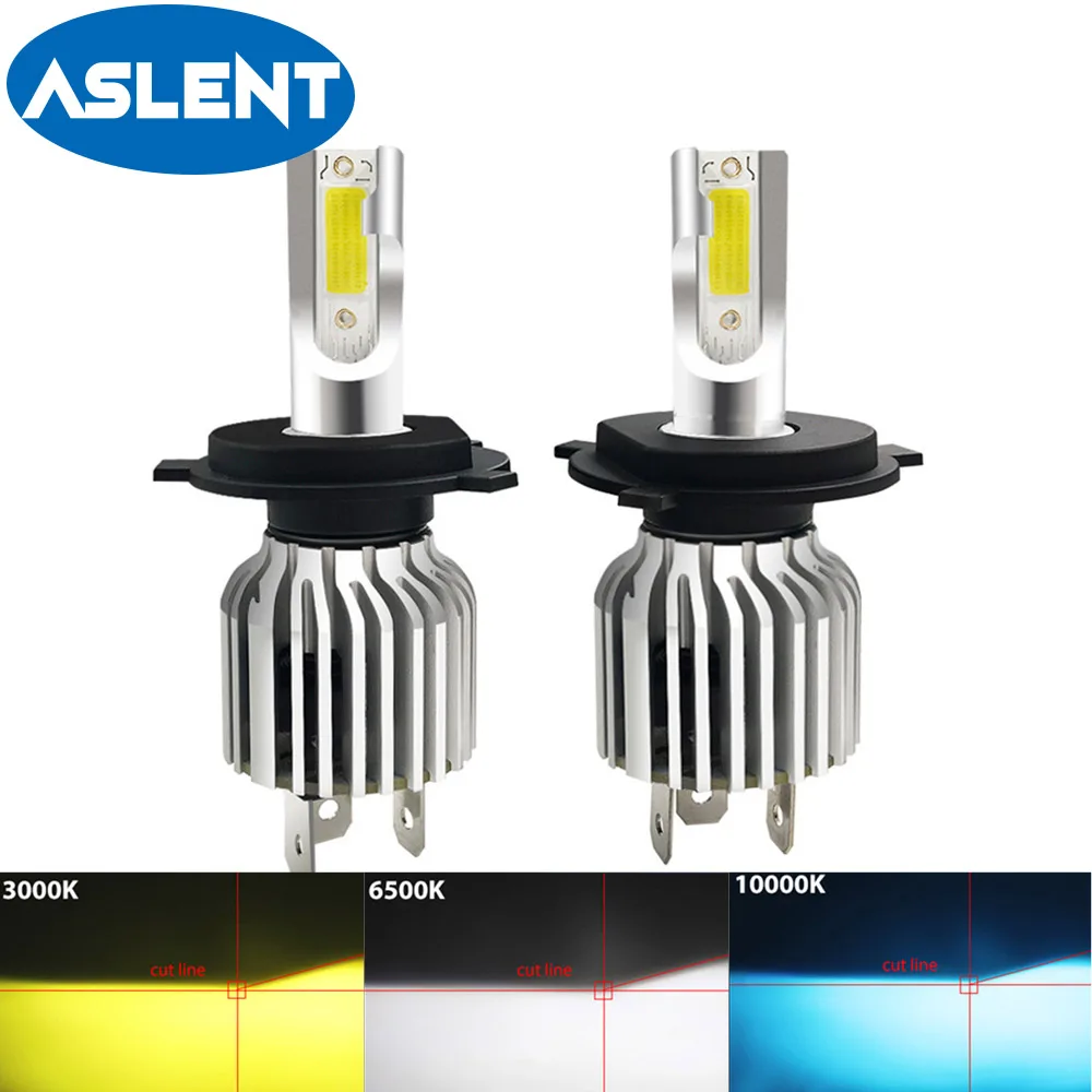 

ASLENT H4 led H7 mini led Car fog lights Headlights Bulbs Waterproof 10000Lm H1 H3 H11 H8 9005 9006 3000K 6500K 10000K Auto lamp