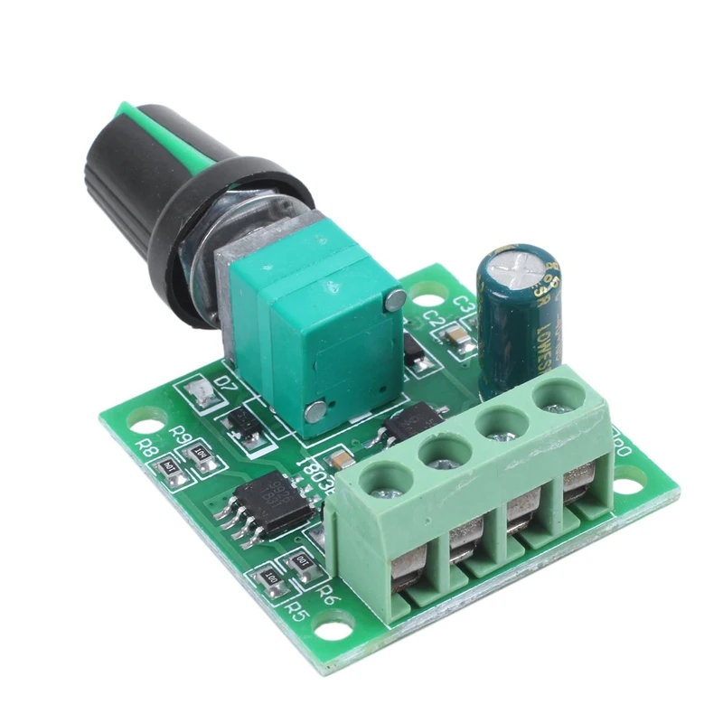1 8 v 3v 5v 6v 7 2 12v 2A 30W контроллер скорости двигателя постоянного тока (ШИМ) 1803BK