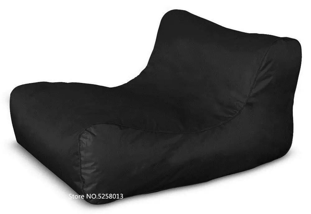 Открытый водонепроницаемый beanbag laybag плавающий матрац air bean Кресло-мешок оптом - Цвет: black