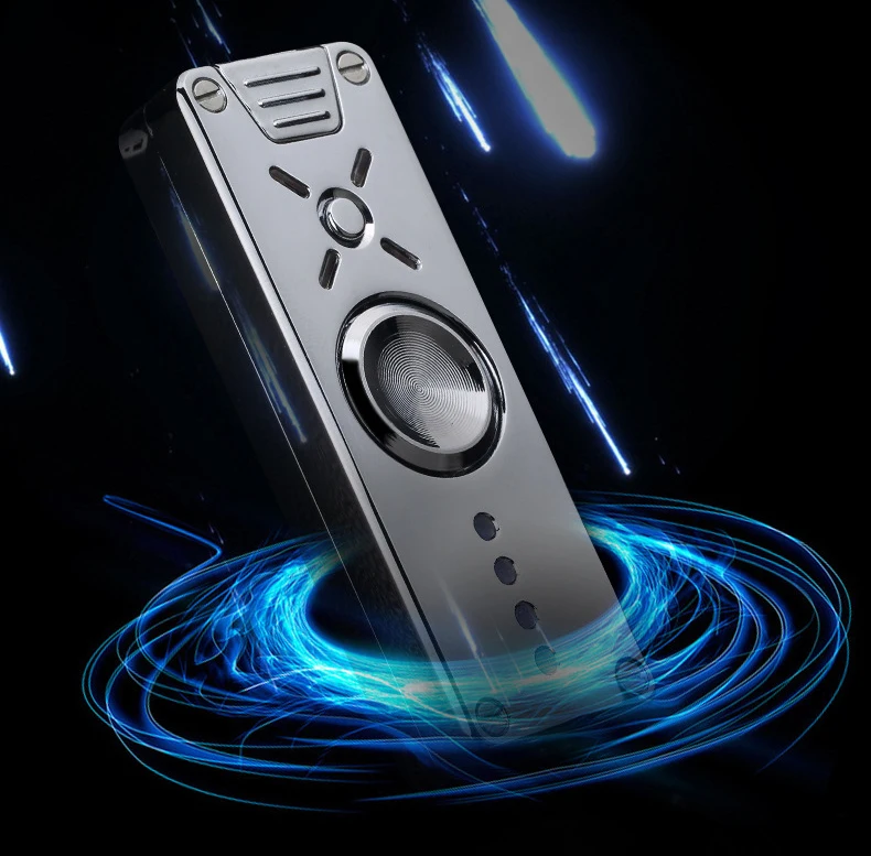 Ручной Spinner USB Перезаряжаемые двойной дуги Электронная зажигалка электронные сигареты Зажигалка без газа прикуривателя Finger игрушка для