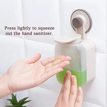 

500ml Wall Hand Sanitizer Liquid Soap Dispenser Hand Soap Shampoo Dispenser Bottle for Kitchen Bathroom Accessories