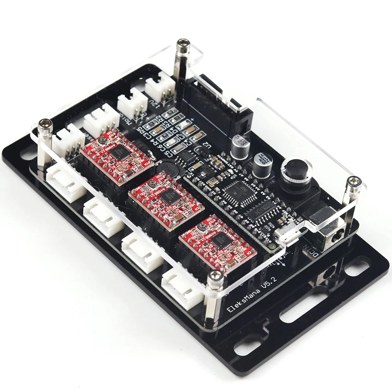 Топ!-Eleksmana V5.2 Grbl Cnc материнская плата Usb Cnc 3 оси контрольная карта Cnc Diy части устройства Usb шаговый двигатель драйвер