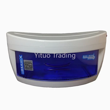 

Milky White Mini UV Disinfection Cabinet, Plastic Material Store, Beauty Salon, Small Vertical Tool Towel Disinfection Box