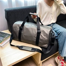 

YILIAN Women's and men's travel bag Large hand luggage bag independent shoe position 2022 New large capacity