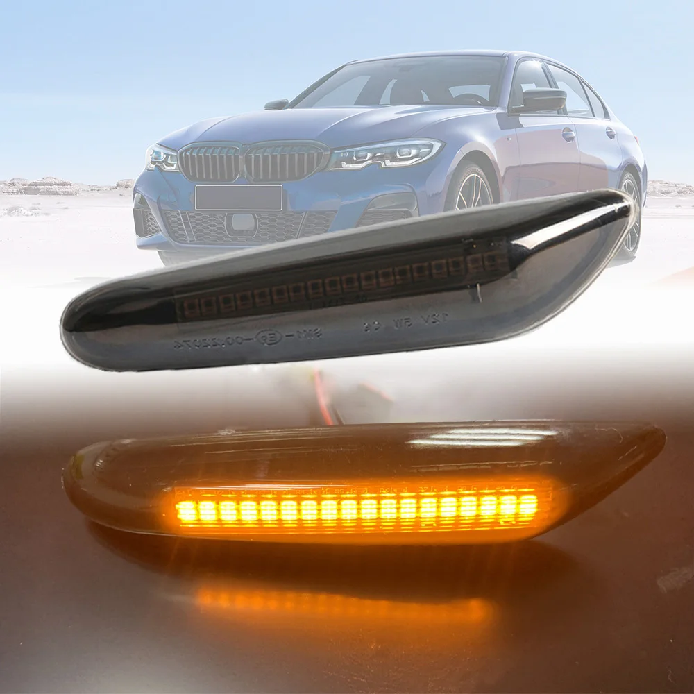 

Dynamic LED Side Marker Indicator Turn Signal Light For BMW E81 E82 E87 E88 E90 E91 E92 E93 E46 E60 E61 X3 E83 X1 E84 Car Light