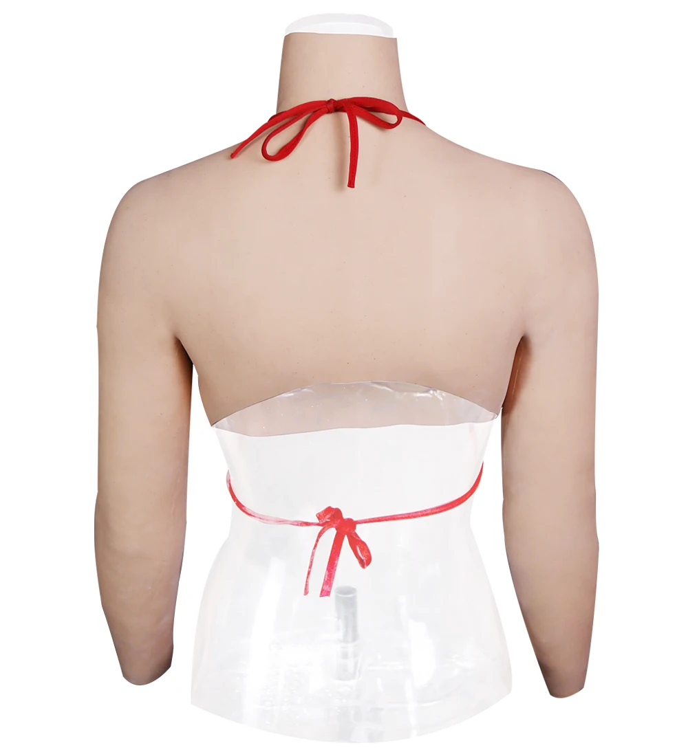 Fake Boobs With Sleeves Realistic Silicone Breast Forms Tits Enhancer For Drag Queen Shemale Crossdresser Transgender Crossdressing (10)