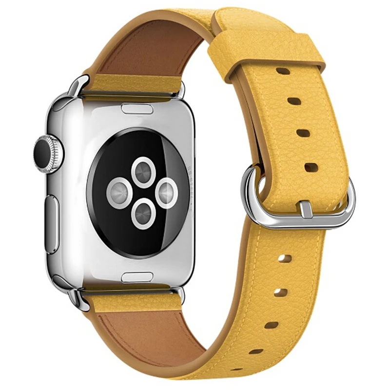 Кожаный ремешок для apple watch 4, 3, 44 мм, 42 мм, ремешок для часов iwatch 38 мм, 40 мм, спортивный браслет correa apple watch 5/4/3/2/1