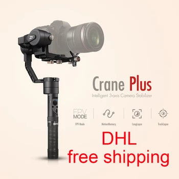 

Zhiyun Crane Plus 3 Axis Handheld Gimbal Stabilizer Exposure Time Lapse Motion Memory W/Tripod for Canon Nikon Sony