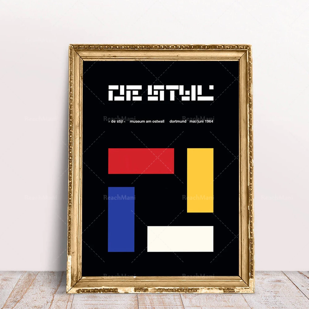 

Exhibition poster De Stijl 1964 Decorative print poster edited by Almir Mavignier