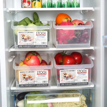 

Refrigerator Storage Box Plastic Box Kitchen Food Orgazation Drawer Type Fruit Storage Container Household Storage Tool