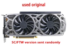 Evga gtx1080 8g display independente desktop computador host placa gráfica usado original