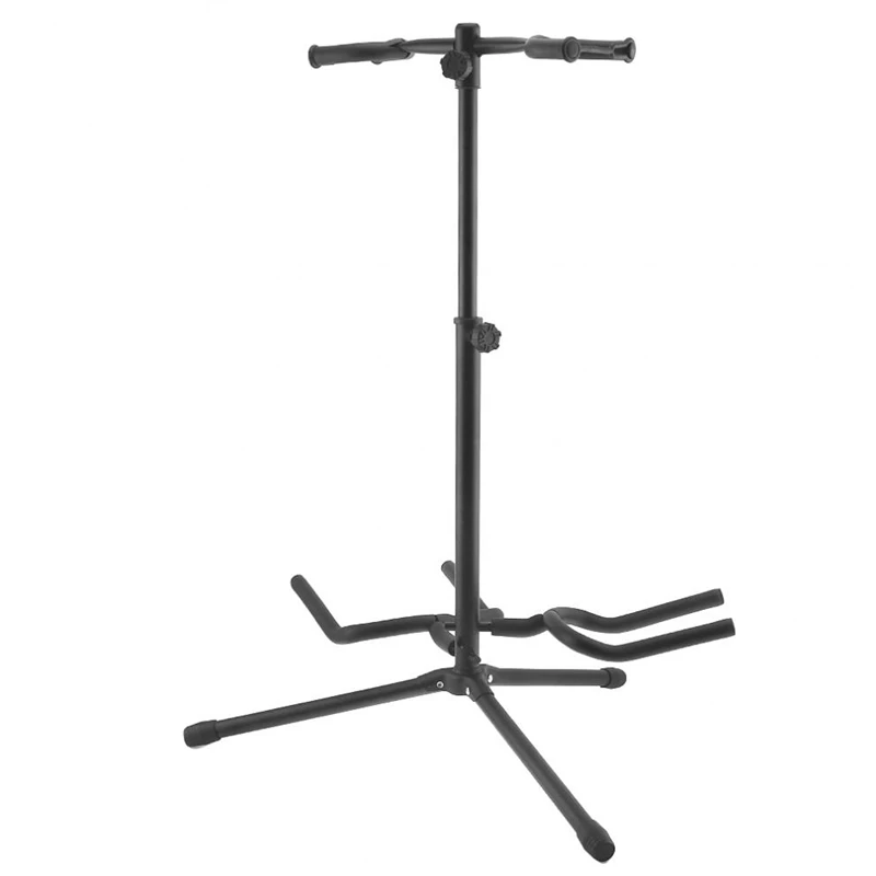 

Double Holders Aluminum Alloy Floor Guitar Stand Guitarra Bracket Stable Tripod for Display 2Pcs Acoustic Electric Guitar Bass 5