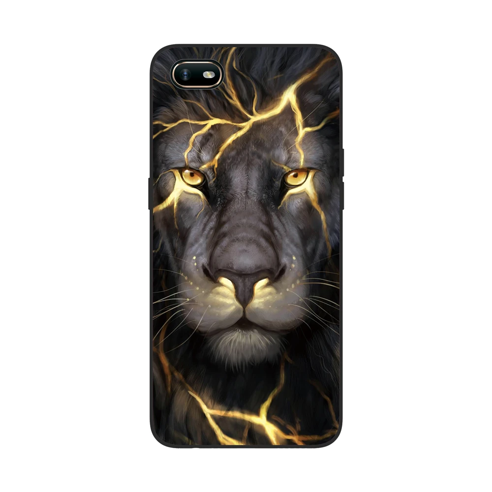39 GUCOON силиконовый чехол для OPPO A1K 6,1 дюймов Чехол Мягкий ТПУ защитный чехол для телефона с рисунком волка розы цветы чехол-бампер - Цвет: 39
