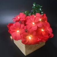Holiday Floral LED String Lights 10 Leds 1 5Meter By AA Battery Kids Room Flower Christmas